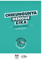 Visuel dépliants chikungunya, dengue, zika : voyagez en adoptant les bons gestes